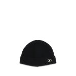 Valentino Garavani Black Cashmere Beanie