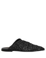 Dolce & Gabbana Black Mules Slides Slippers Men Flats Shoes