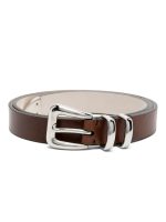 Brunello Cucinelli White Leather Regular Belt