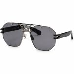 Philipp Plein Black Metal Sunglasses