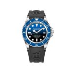 Bobroff Black Rubber Sport Watch