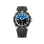 Bobroff Black Rubber Sport Watch