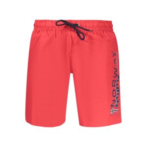 Norway 1963 Rosso Poliammide Uomo Swimwear