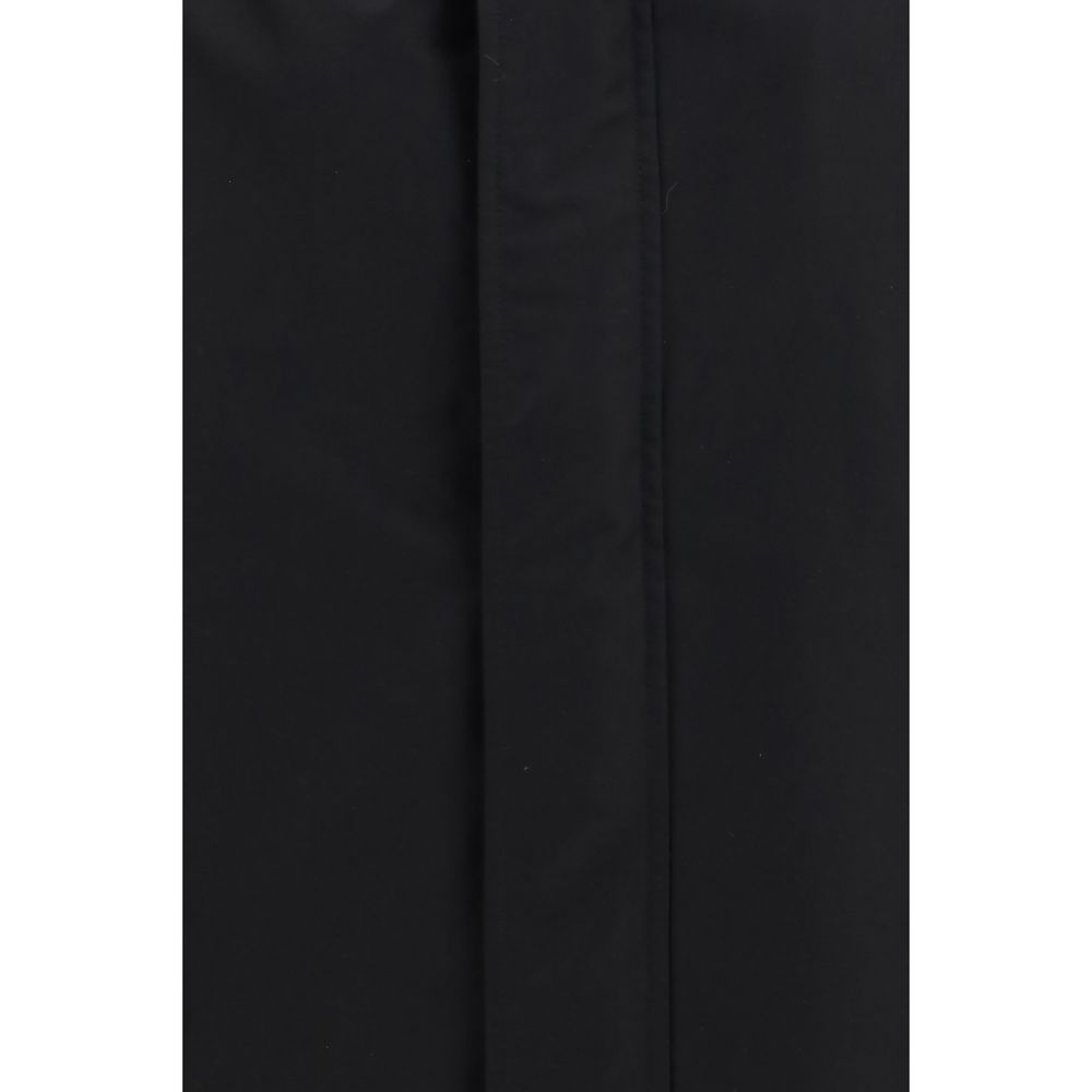 Gucci Black Cotton Full-Length Jacket - Image 3
