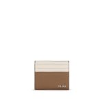 Prada Beige Calf Leather Bos Taurus Wallet