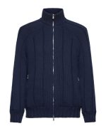 Brunello Cucinelli Blue Cashmere Jacket