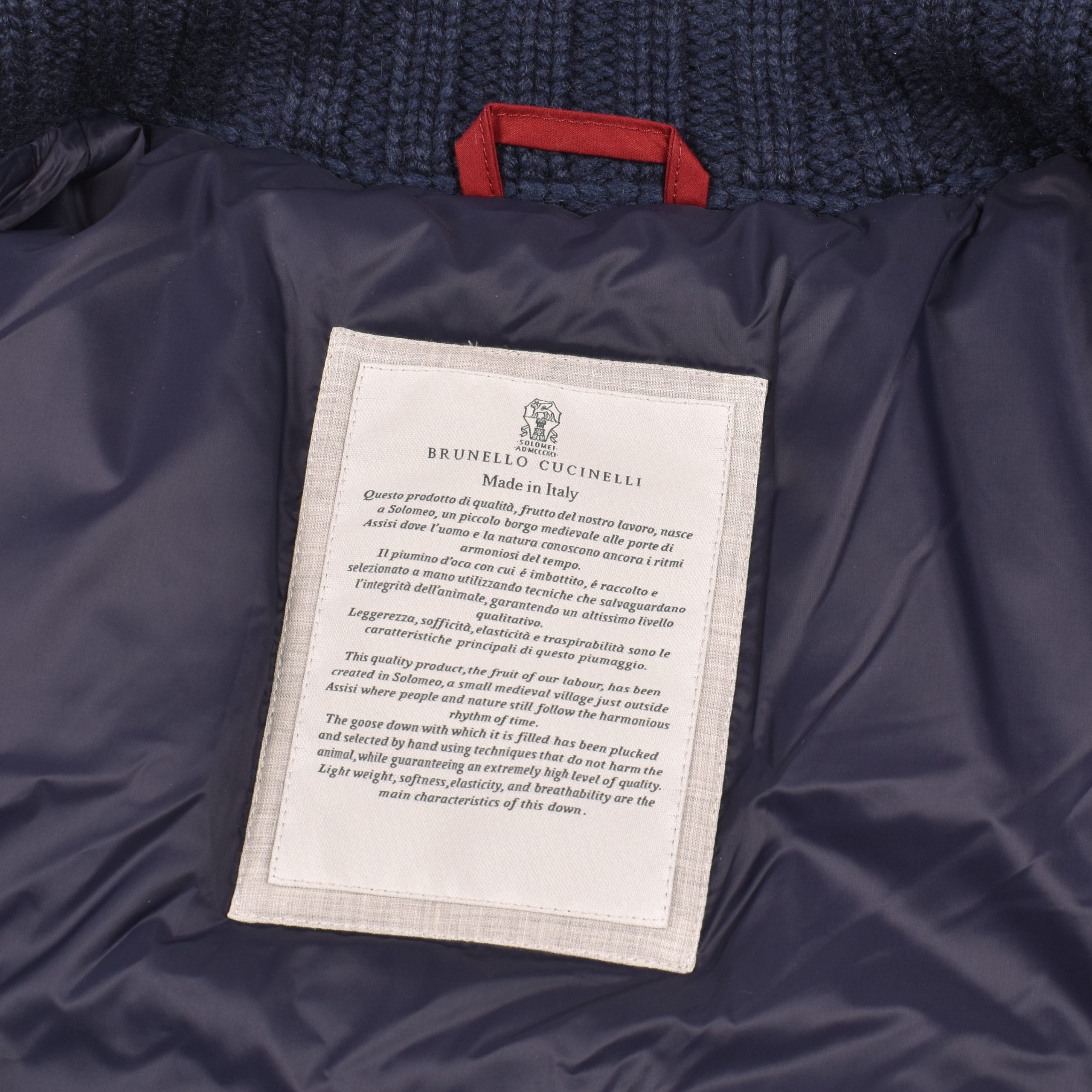 Brunello Cucinelli Blue Cashmere Jacket - Image 4