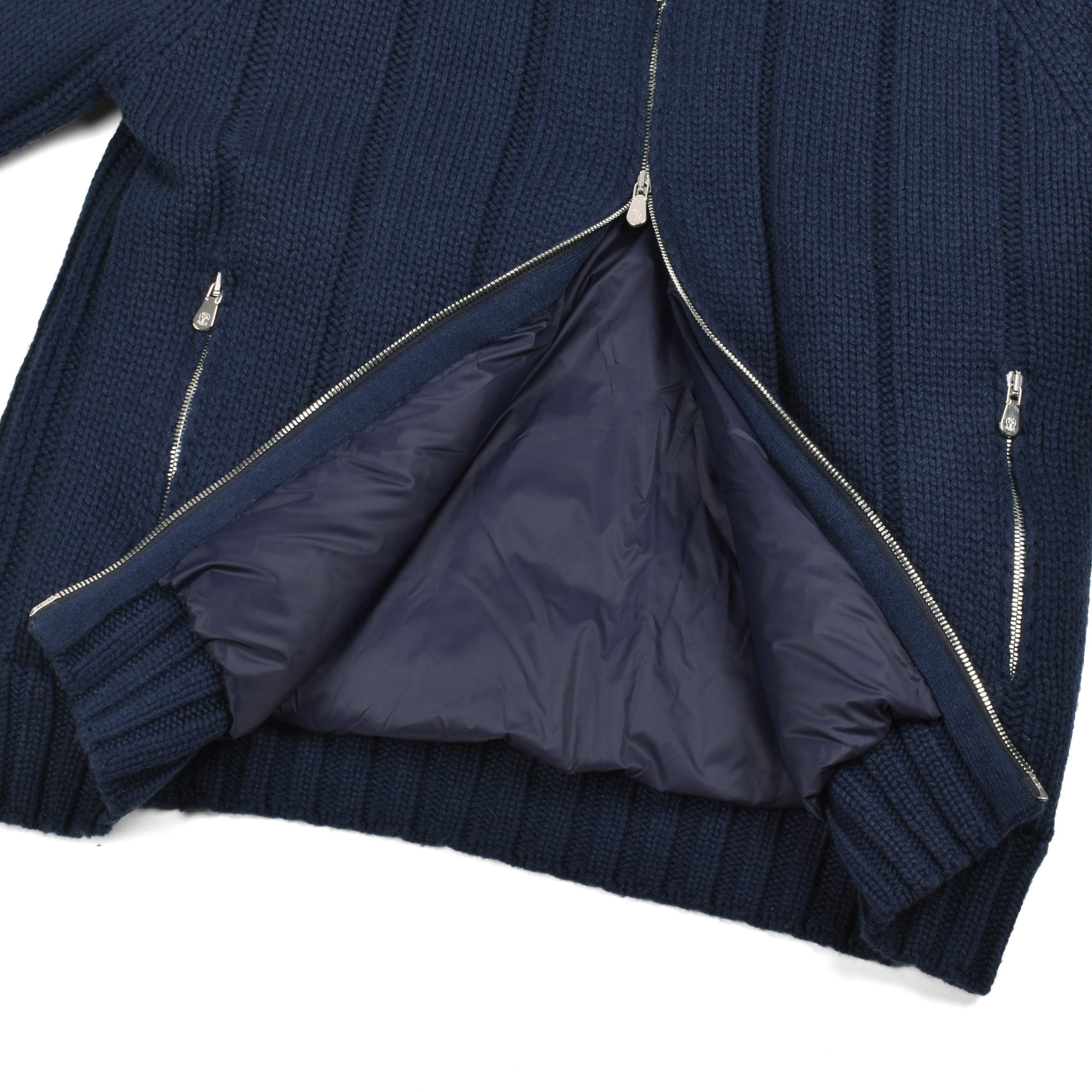 Brunello Cucinelli Blue Cashmere Jacket - Image 5