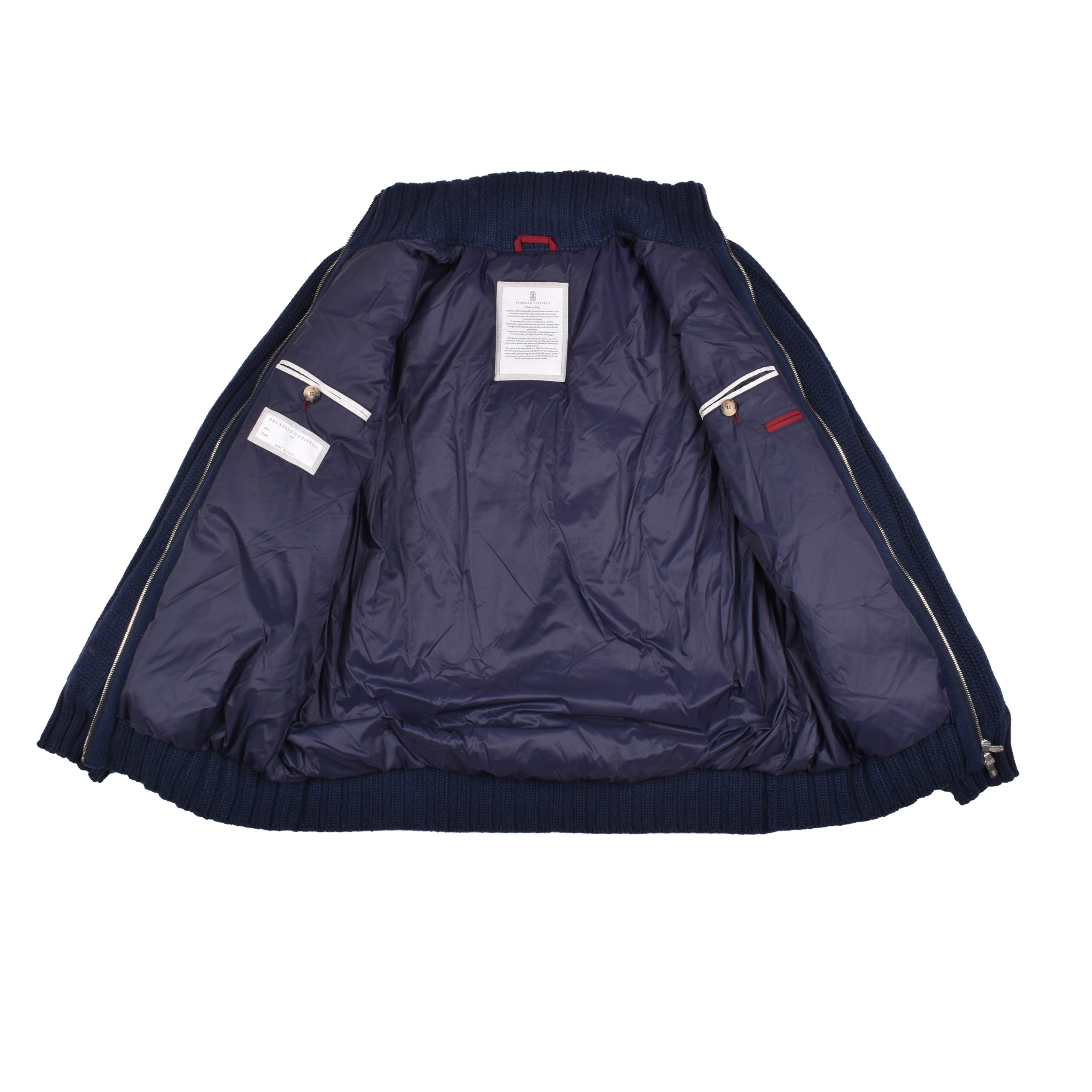 Brunello Cucinelli Blue Cashmere Jacket - Image 7