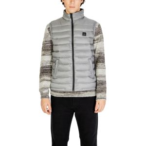 Gianni Lupo Gray Polyamide Sleeveless Jacket
