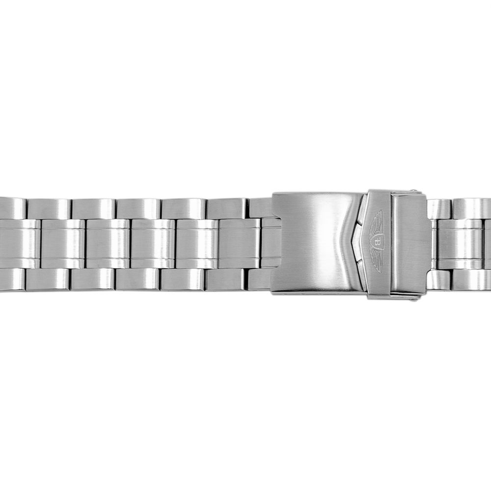 Bobroff Silver Stainless Steel Bracelet Watch - Image 2