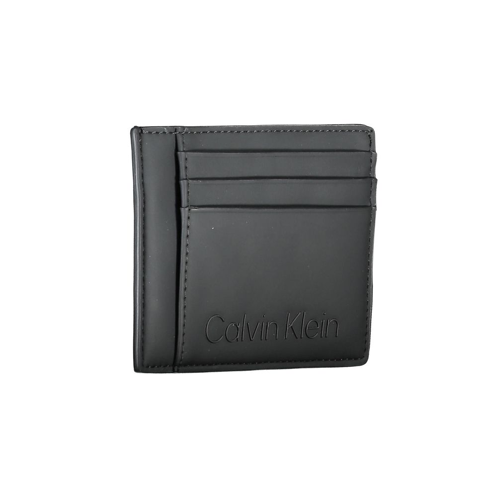 Calvin Klein Nero Polyurethane Men Cardholder - Image 3