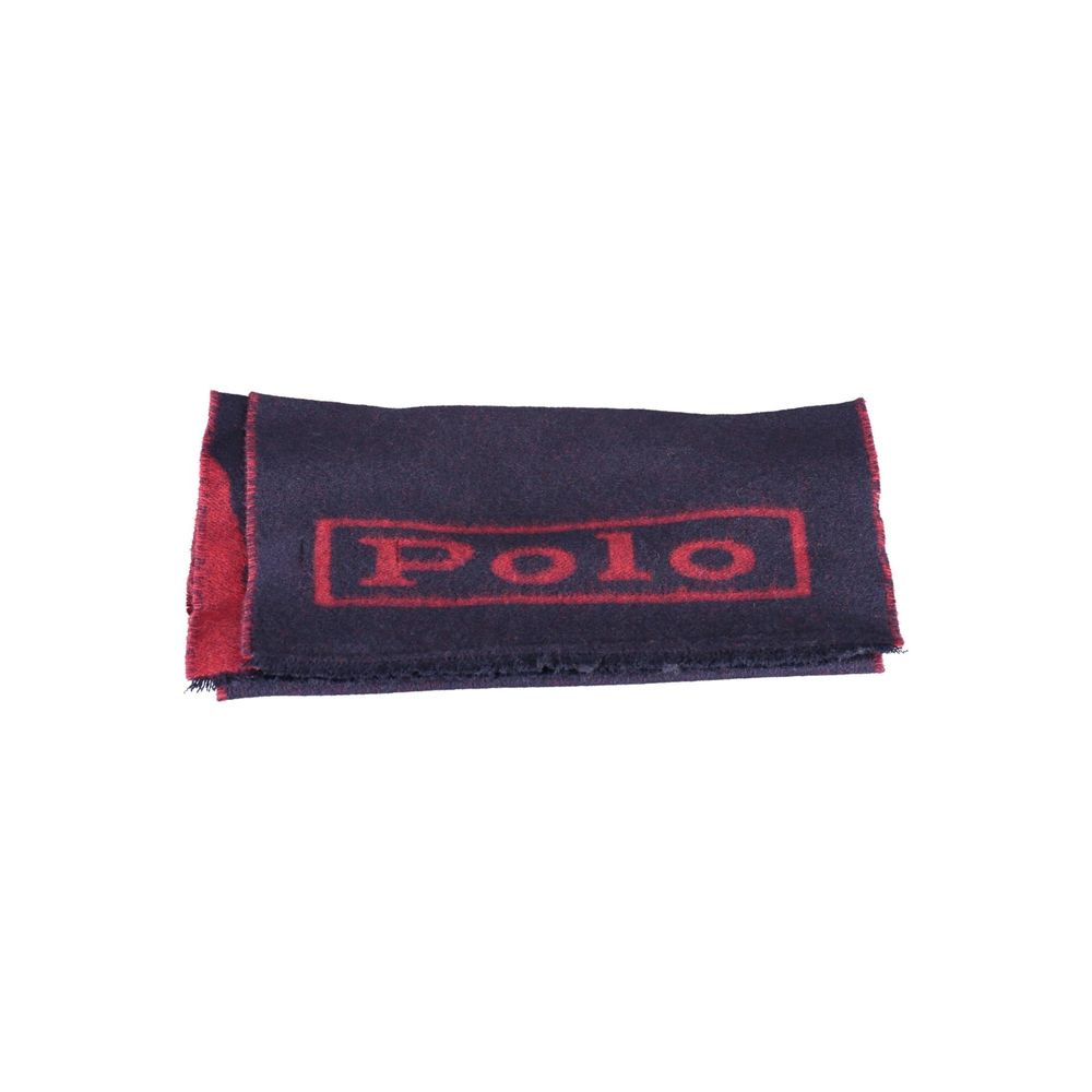 Ralph Lauren Blue Wool Men Scarf - Image 2