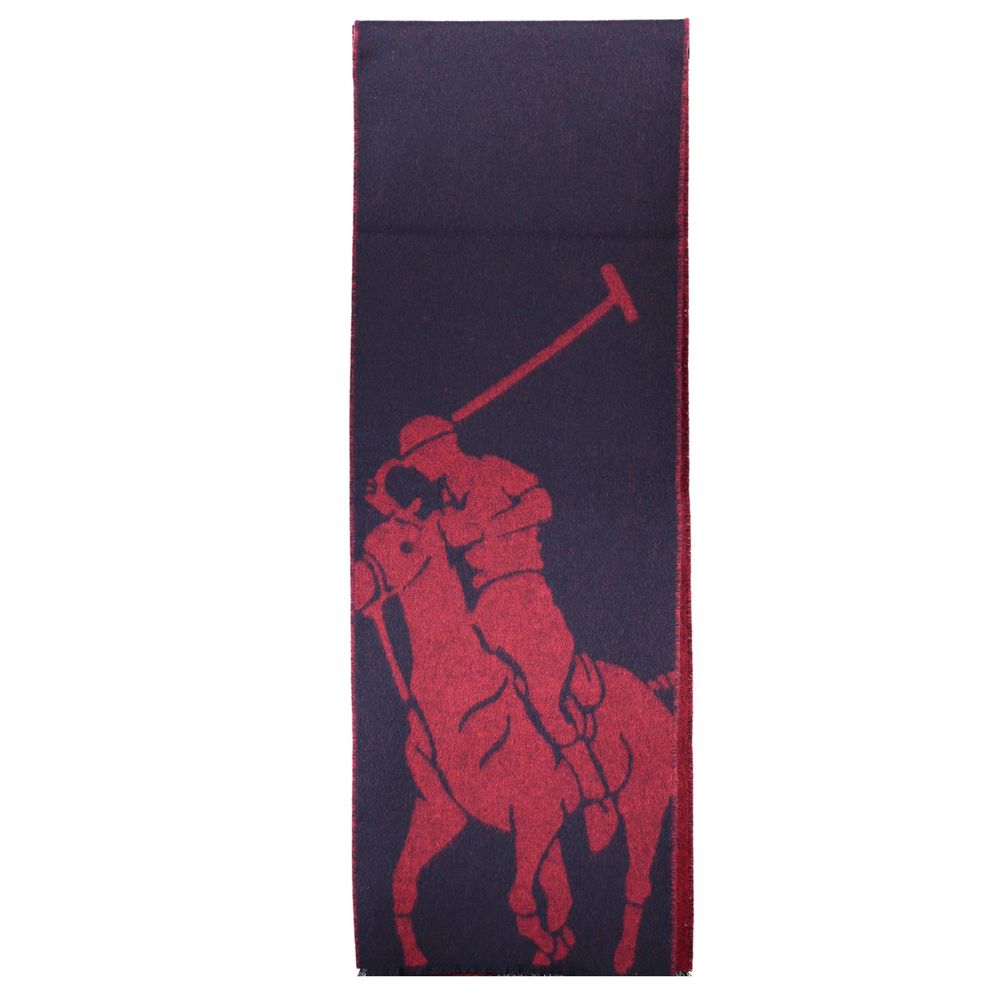 Ralph Lauren Blue Wool Men Scarf - Image 3