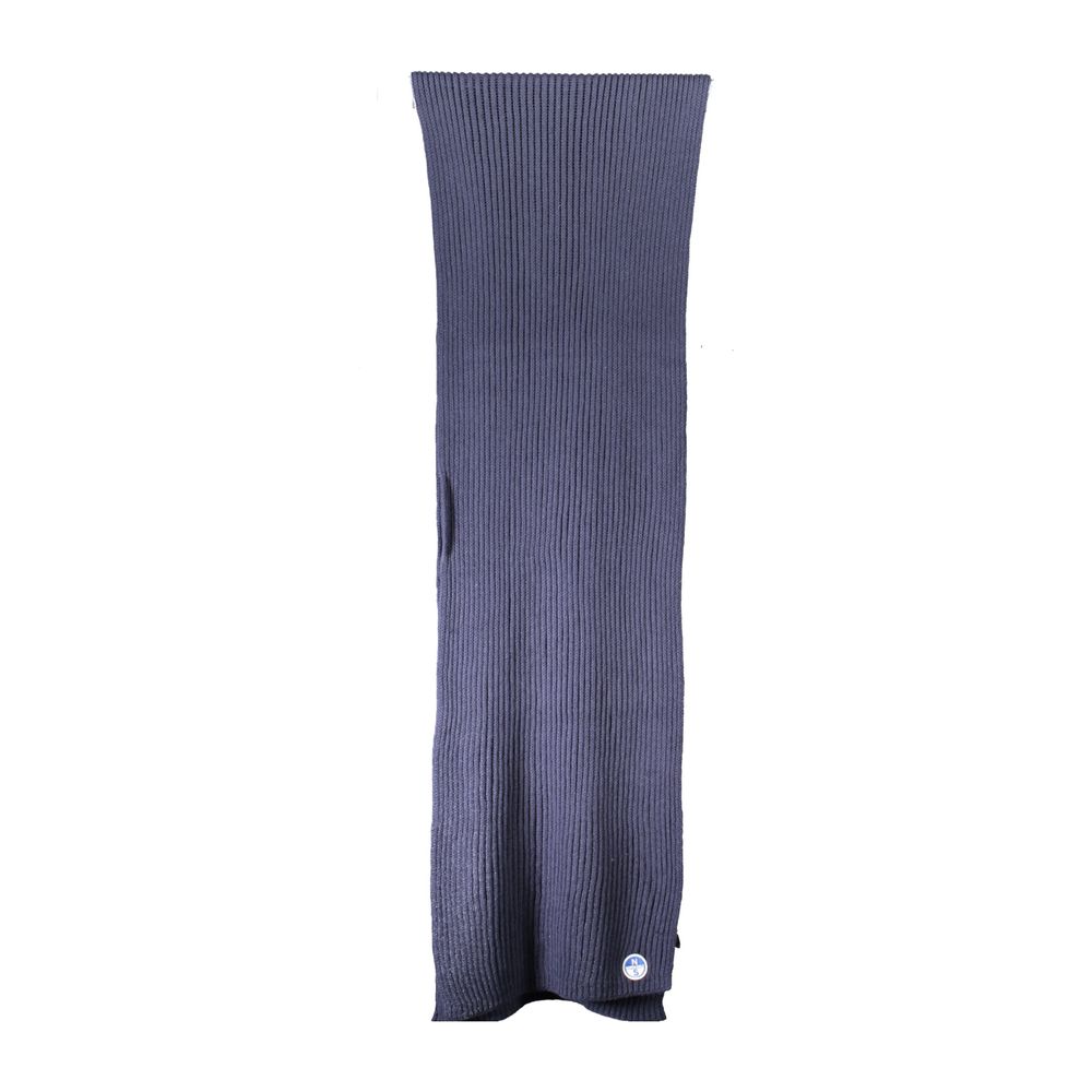 North Sails Blue Cotton Men Scarf - Image 2
