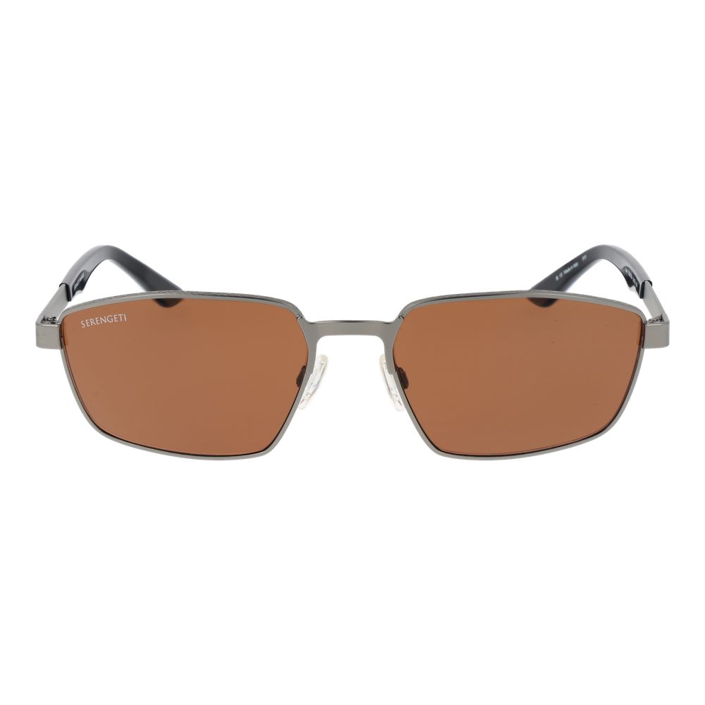 Serengeti Gray Metal Sunglasses - Image 2