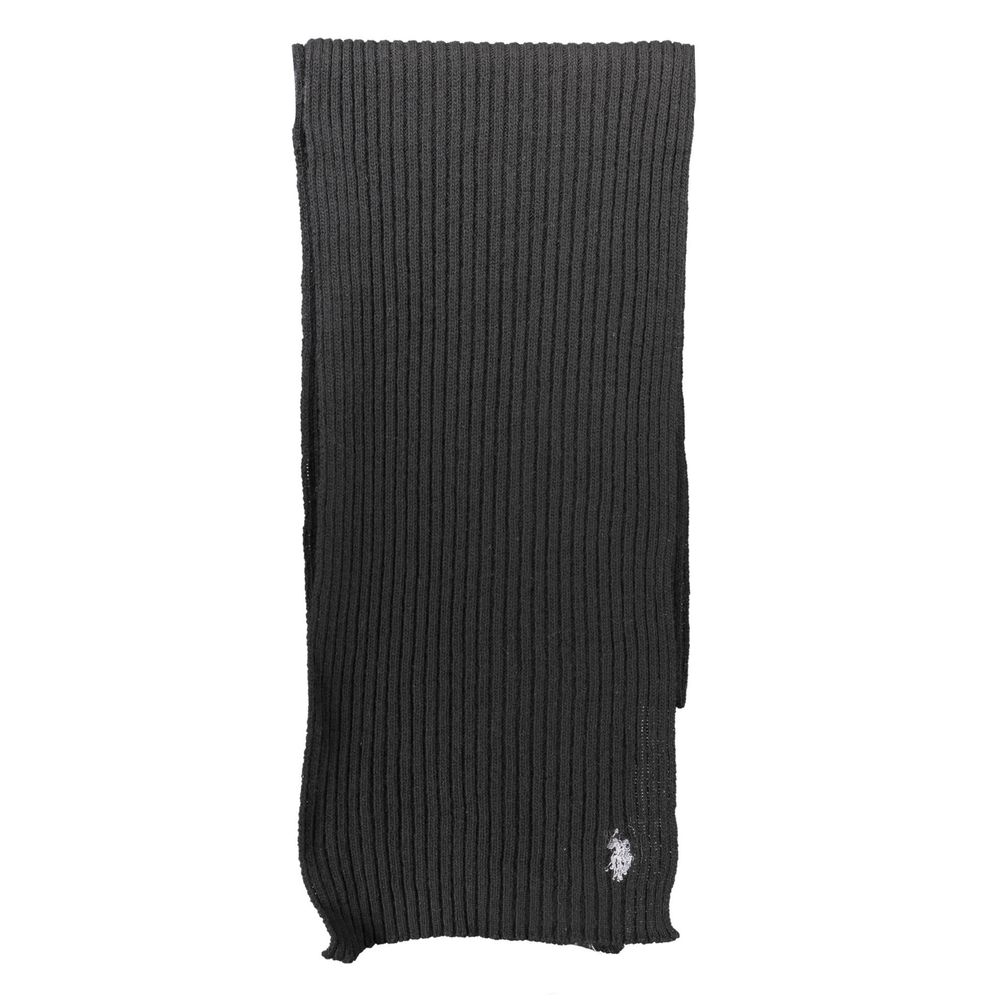 U.S. POLO ASSN. Black Wool Men's Scarf - Image 3