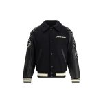 Golden Goose Black Wool Oves Aries Bomber