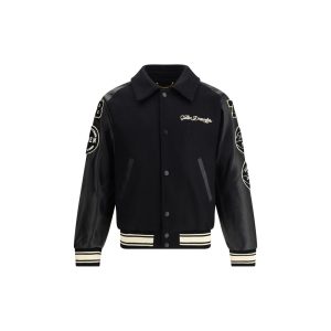 Golden Goose Black Wool Oves Aries Bomber
