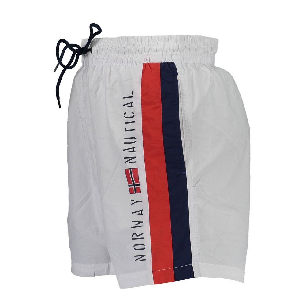 Norway 1963 White Polyamide Men's Swim Boxer - Image 2