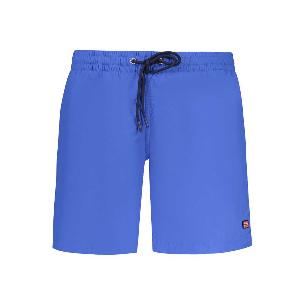 Norway 1963 Blu Poliammide Men's Swim Boxer