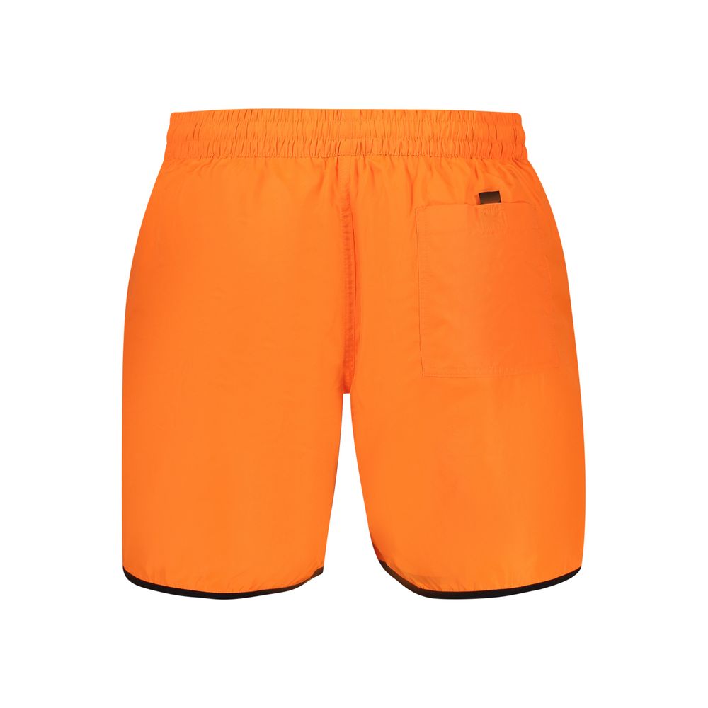 Norway 1963 Arancione Poliammide Men's Swim Boxer - Image 2