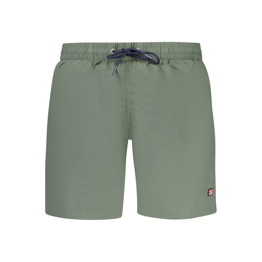 Norway 1963 Verde Poliammide Men Swim Boxer
