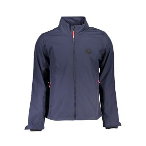 Gianmarco Venturi Blu Polyester Men's Jacket