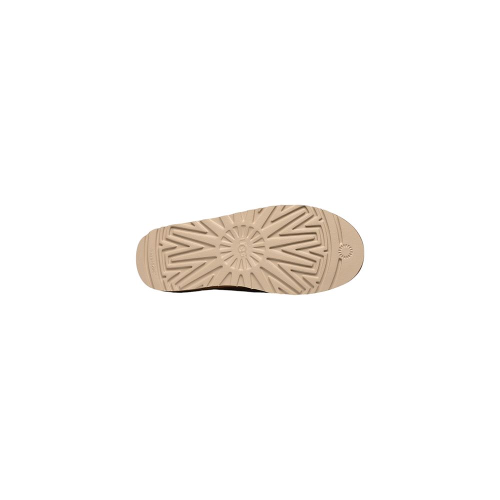 UGG Beige Suede Leather Clogs - Image 3