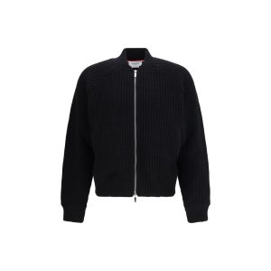 Thom Browne Black Wool Oves Aries Bomber
