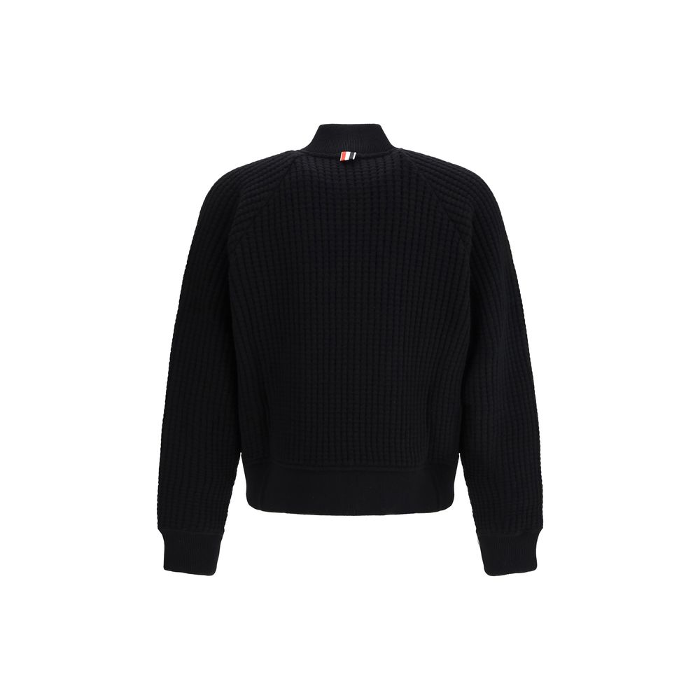 Thom Browne Black Wool Oves Aries Bomber - Image 2