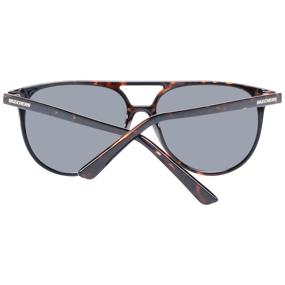 SKECHERS Brown Plastic Sunglasses - Image 3
