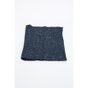 Gas Blue Marabou Scarf