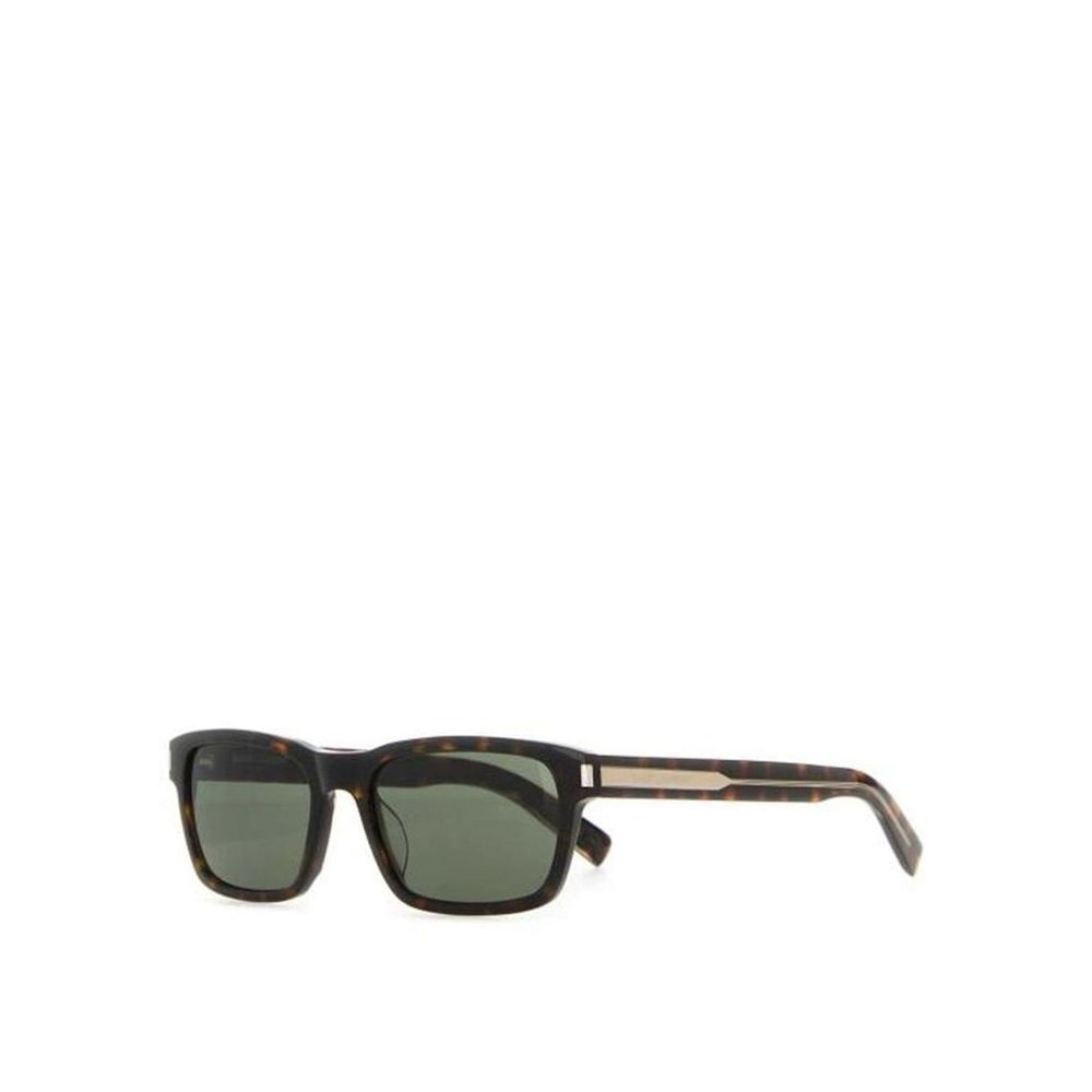 Saint Laurent Brown Acetate Sunglasses - Image 2