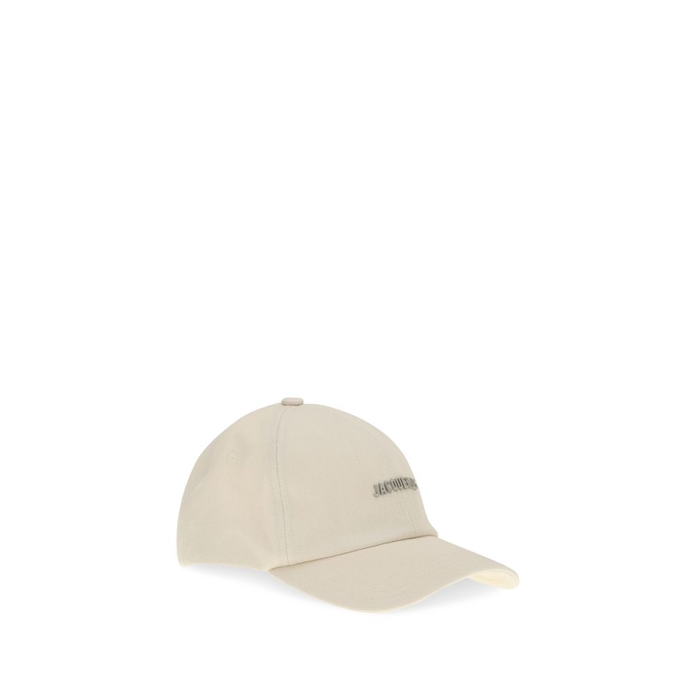 Jacquemus Beige Cotton Cap (Baseball Hat) - Image 2