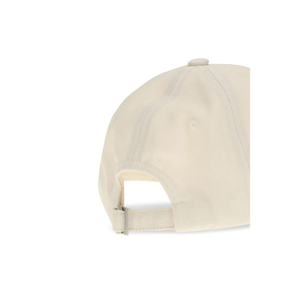 Jacquemus Beige Cotton Cap (Baseball Hat) - Image 3