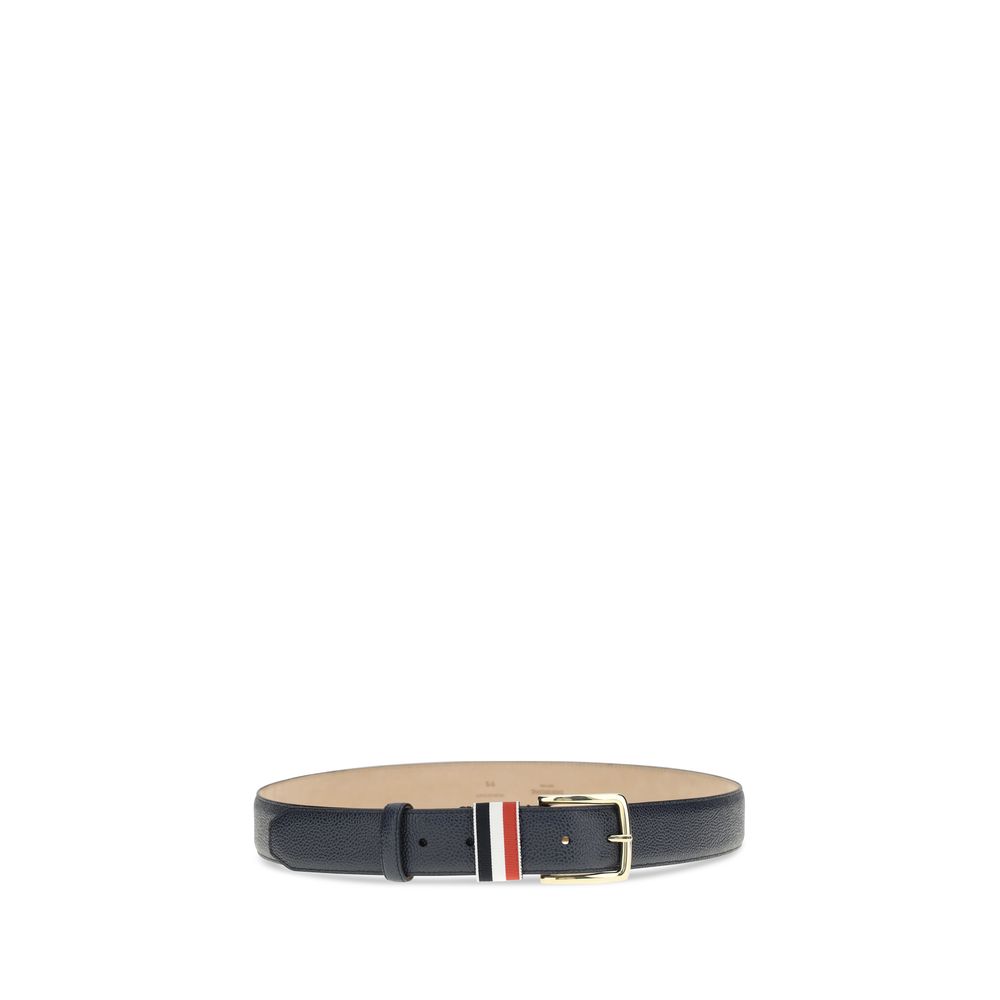 Thom Browne Blue Calf Leather Bos Taurus Regular Belt - Image 2