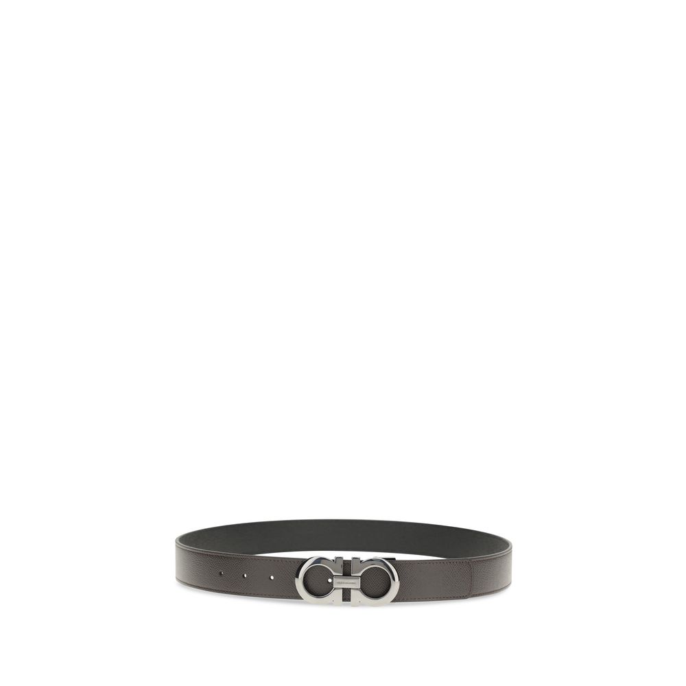 Ferragamo Brown Calf Leather Bos Taurus Regular Belt - Image 2