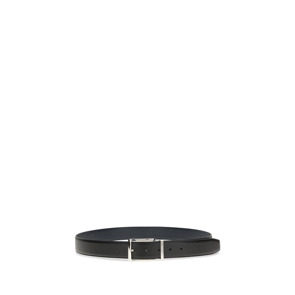 Ferragamo Blue Calf Leather Bos Taurus Regular Belt - Image 2