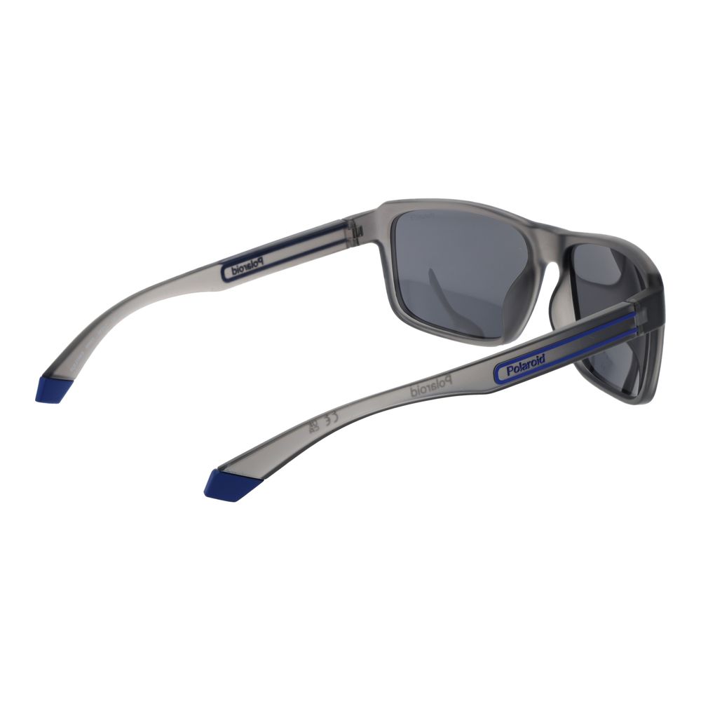 Polaroid Gray Plastic Sunglasses - Image 3