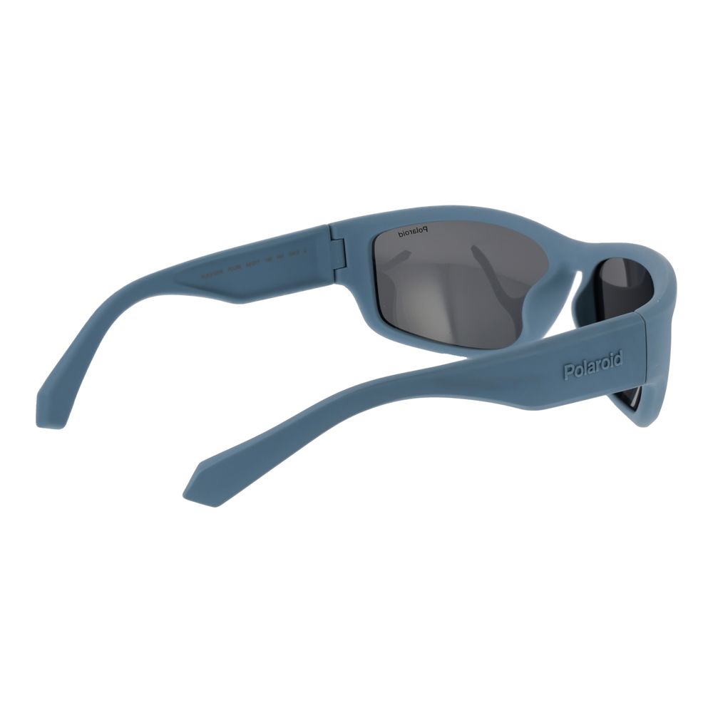Polaroid Blue Plastic Sunglasses - Image 3