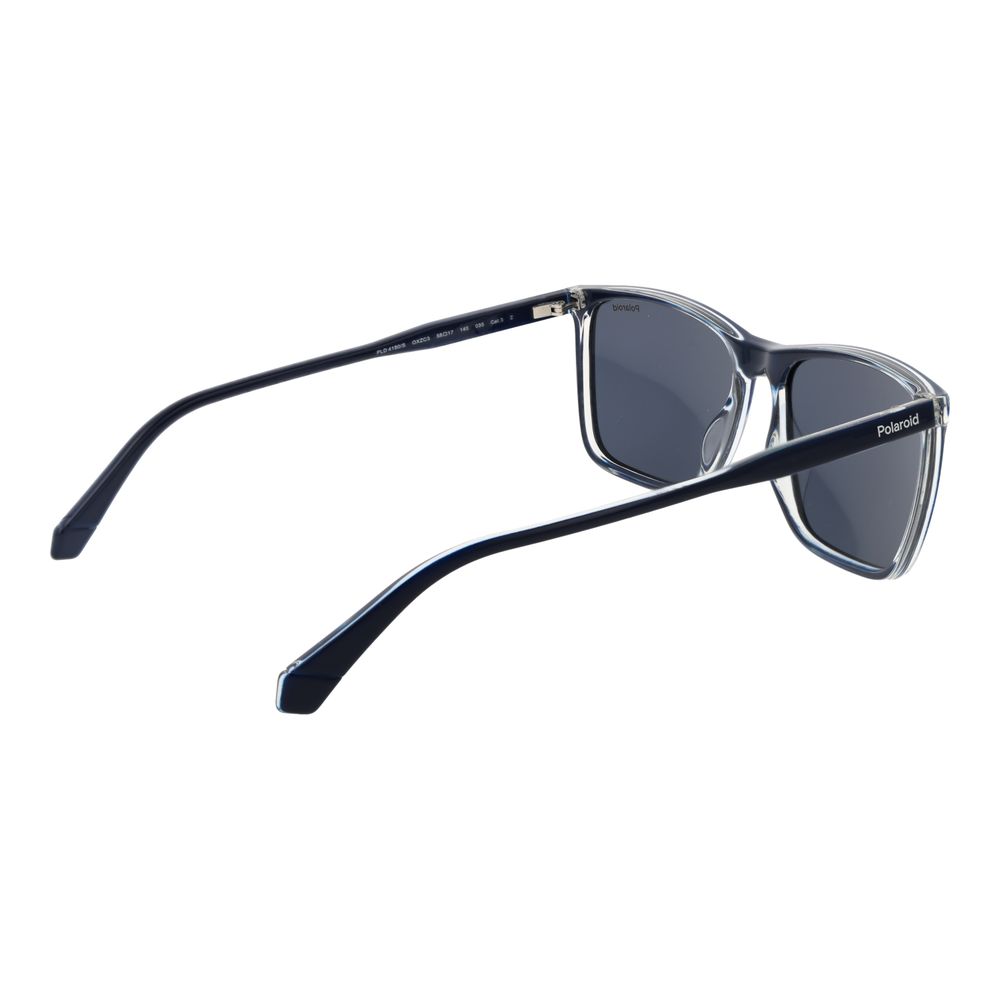Polaroid Blue Plastic Sunglasses - Image 3