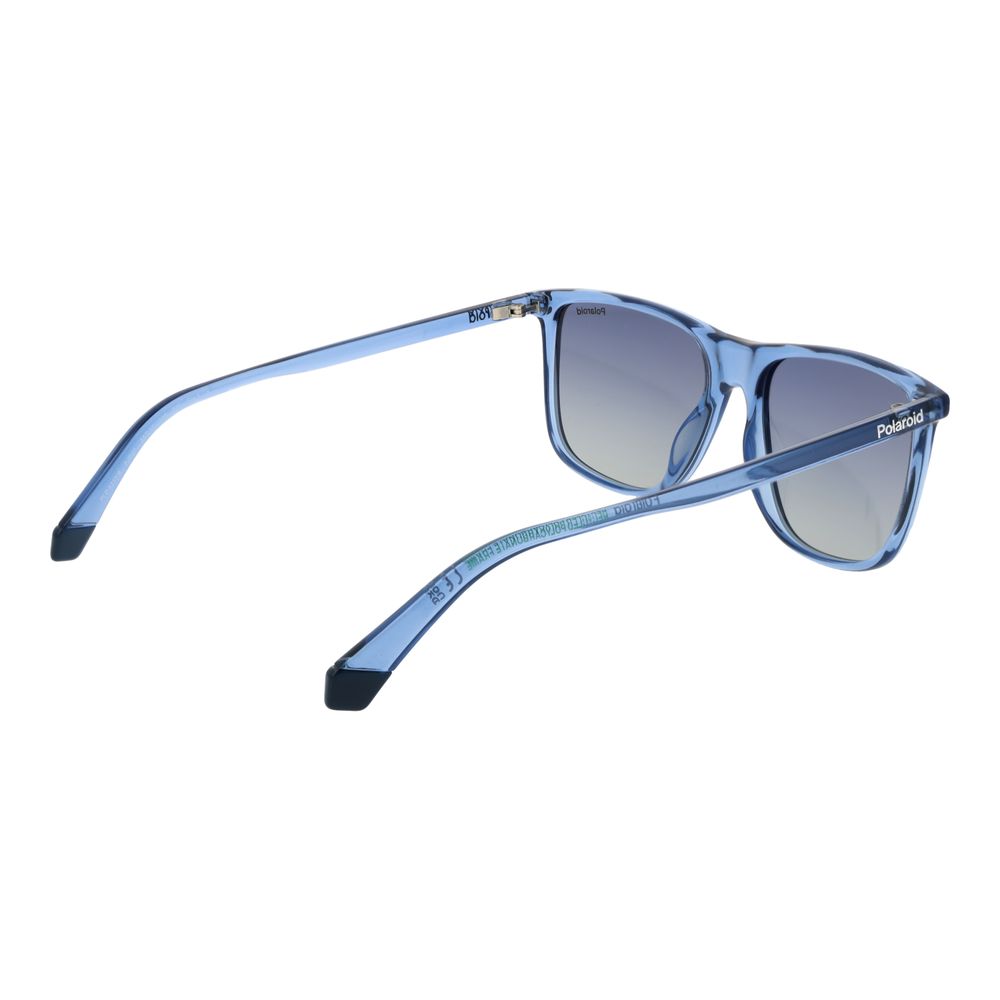 Polaroid Blue Plastic Sunglasses - Image 3