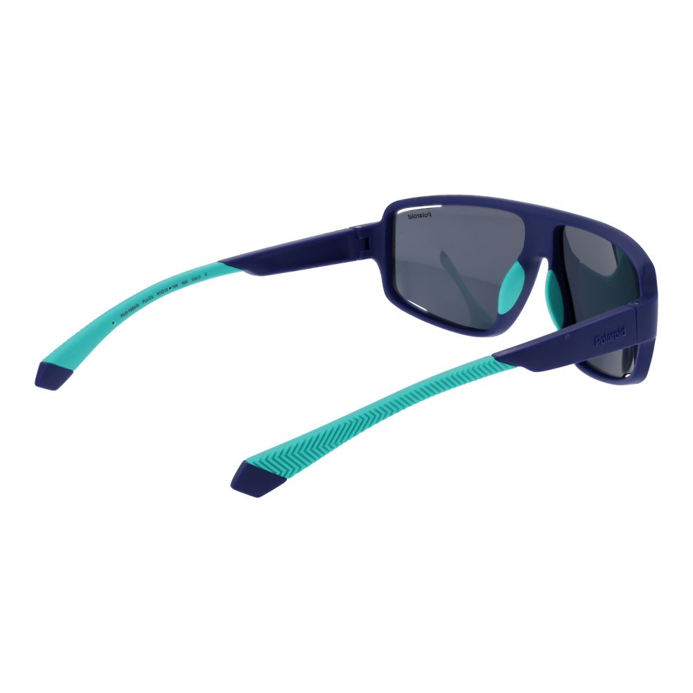 Polaroid Blue Plastic Sunglasses - Image 3