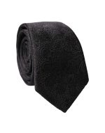Dolce & Gabbana Black Solid 100% Silk Adjustable Men Tied Necktie Tie