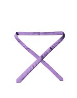 Dolce & Gabbana Purple Solid 100% Silk Adjustable Men Tied Necktie Tie