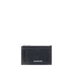 Balenciaga Black Lamb Ovis Aries Aries Wallet