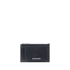 Balenciaga Black Lamb Ovis Aries Aries Wallet