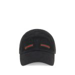 Gucci Black Cotton Cap (Baseball Hat)
