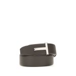 Tom Ford Brown Calf Leather Bos Taurus Belt